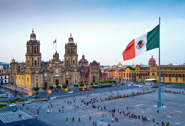 Metropolitan Cathedral Zocalo Mexico City